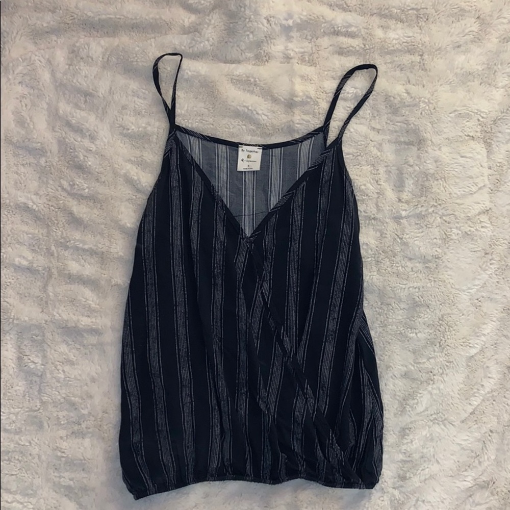 “By Together” navy tank top